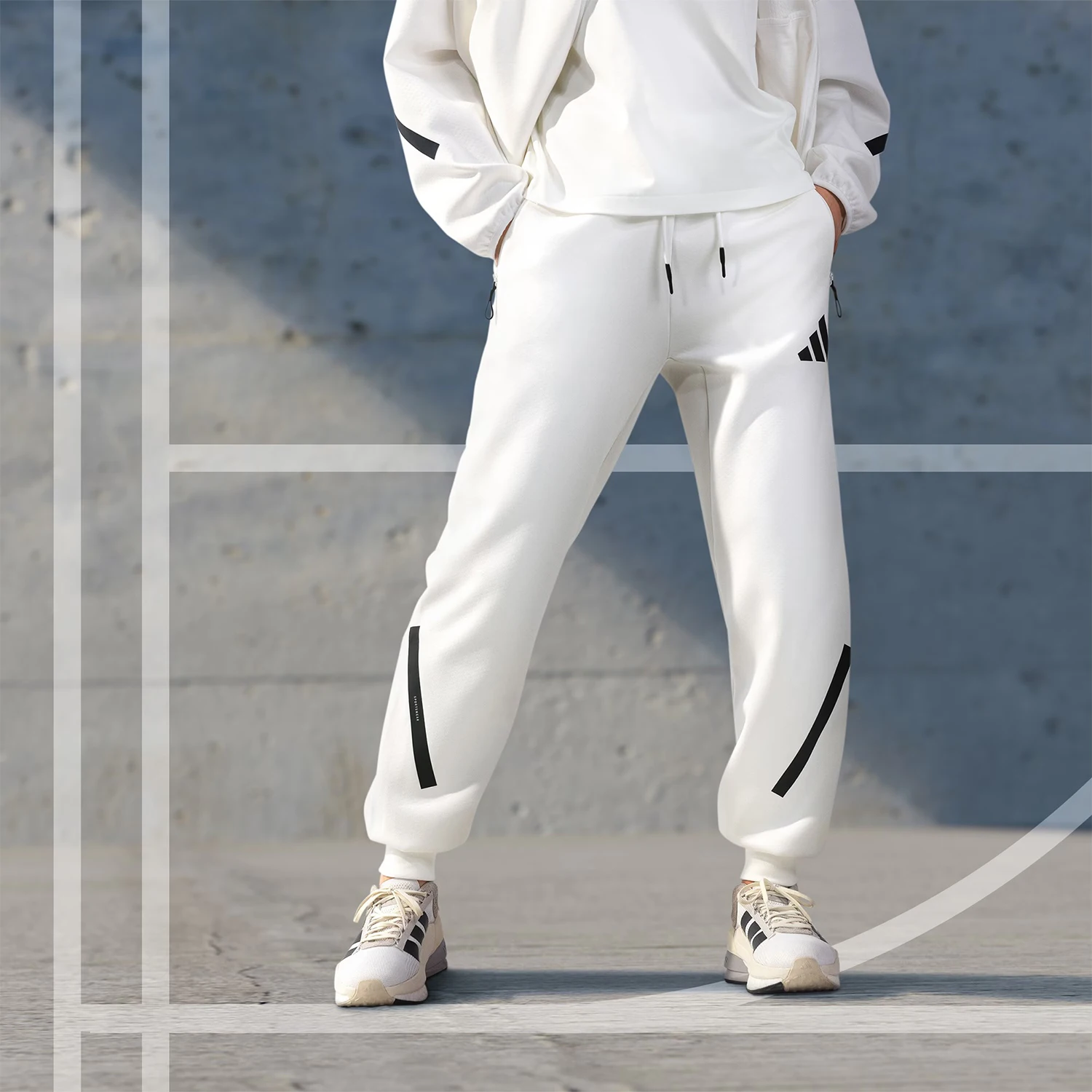 

Adidas Official Authentic W Z N.E PT Women's Simple Stitched Joggers JE7843