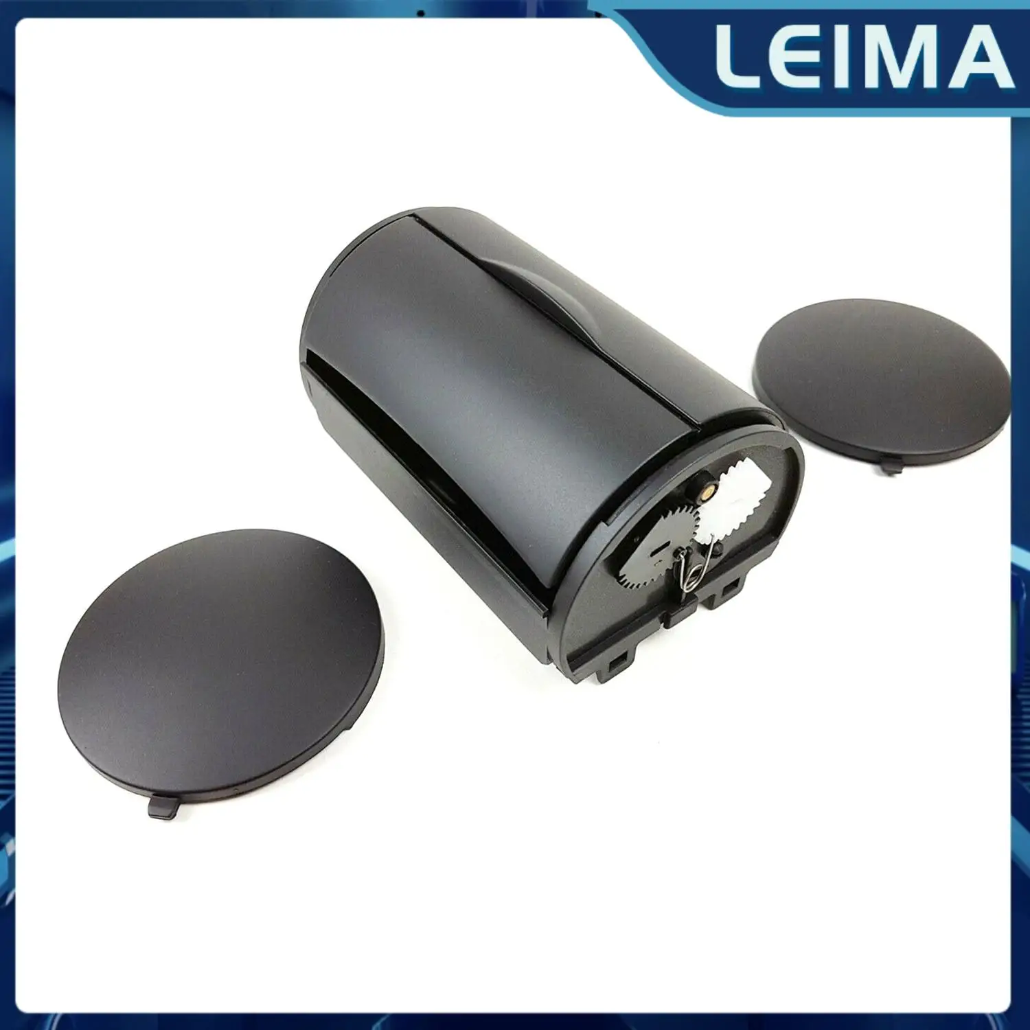 

ABS Plastic Rear Ashtray Ash Storage Box + Side Caps 1J0857962H For VW Jetta Golf MK4 Black Brand new