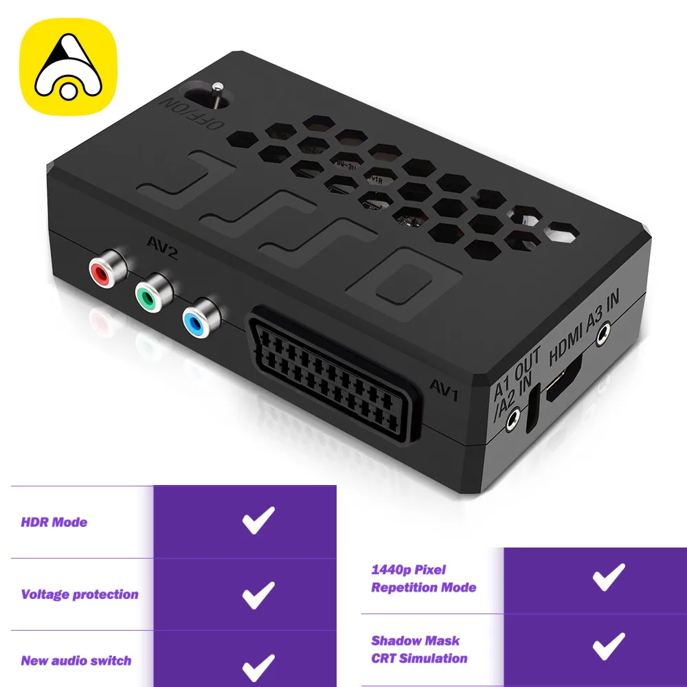 OSSC Upscaler HDMI ™   Converter Voor Retro Game Console Open Source Scan Converter OSSC V1.8 Voor PS2/Xbox/Dreamcast/Wii/MEGA Drive - afbeelding 2