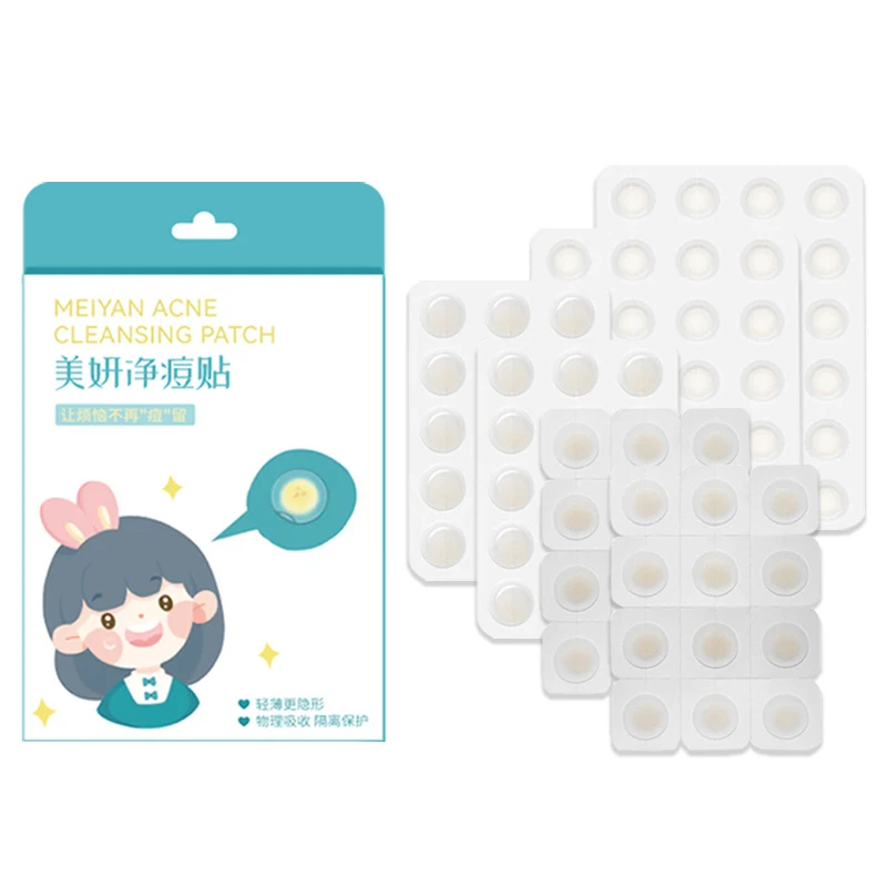 New 12/15/24Pcs Press Edge Acne Patch Invisible Concealer Acne Patch Light Breathable Suction Suction Liquid Acne Patch