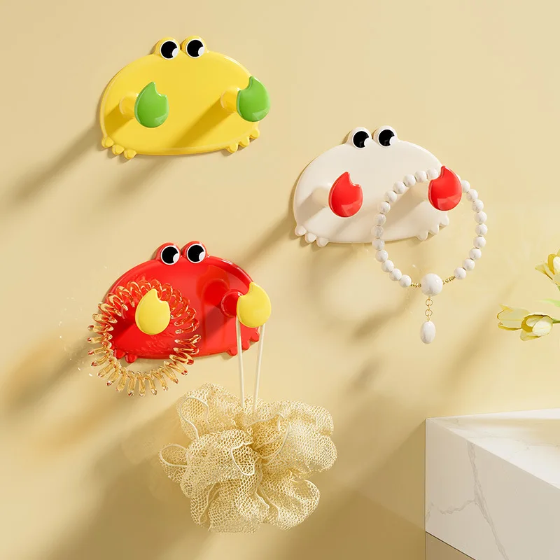 

No punching wall hanging strong load-bearing viscose bathroom bathroom towel non-marking adhesive hook kitchen storage