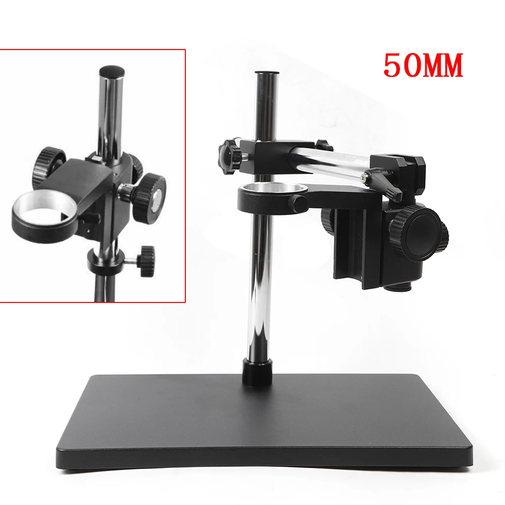

50mm Suspension Type Lifting Mirror Frame Universal Pole Frame Adjustable Camera Video Microscope Bracket