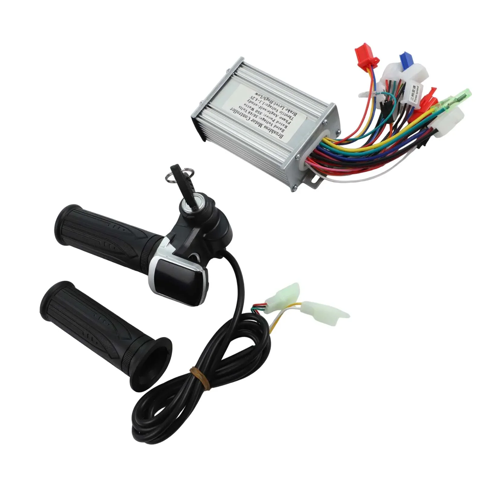 

Electric Bike Maintenance Ebike Controller Brake Throttle Handlebar Kit Anti-theft Lock Throttle Handlebar Kit