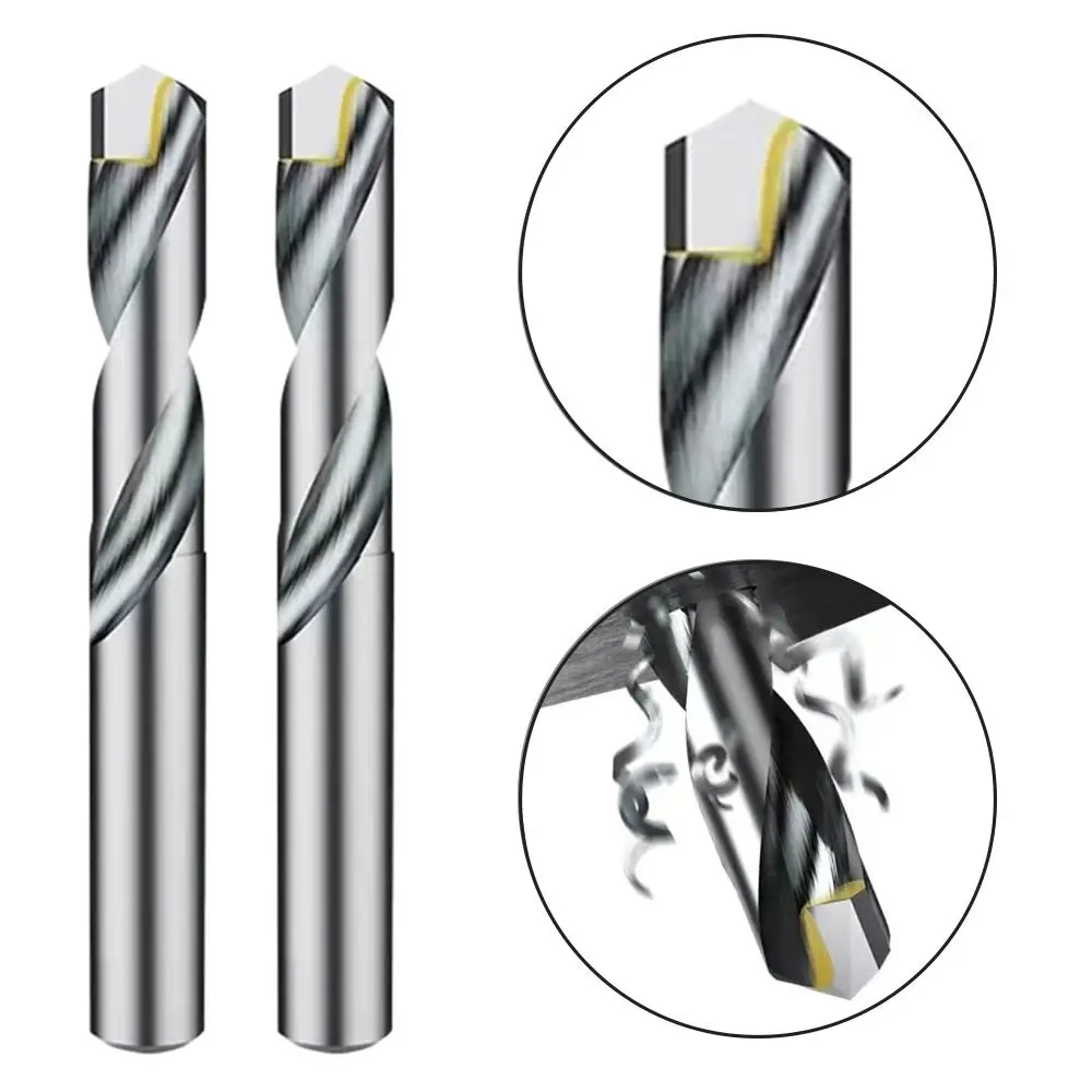 Cemented Carbide Carbide Drill Bits Multifunctional Silver Tungsten Metalworking Bit Twist Drill Bit Stainless Steel