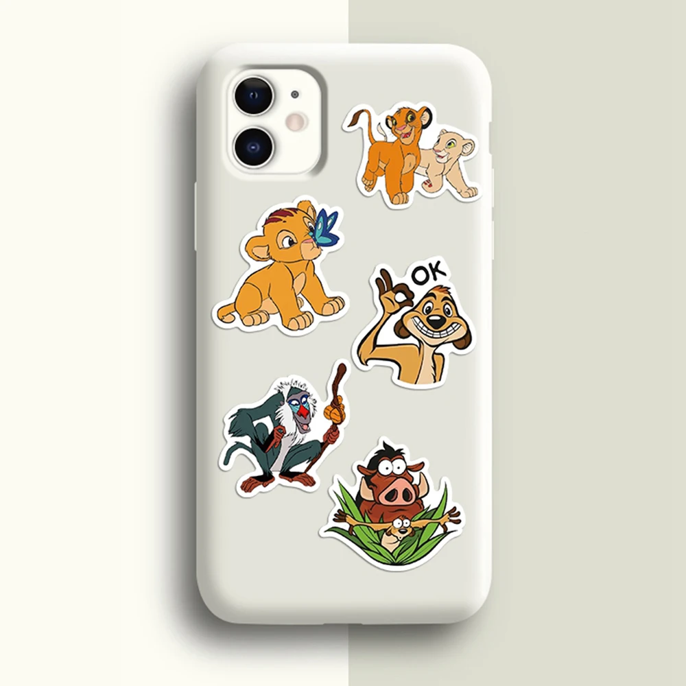 10/30/50pcs Disney The Lion King Cartoon Stickers Aesthetic DIY Laptop Scrapbooking Fridge Luggage Cute Kids Sticker Toys Decal