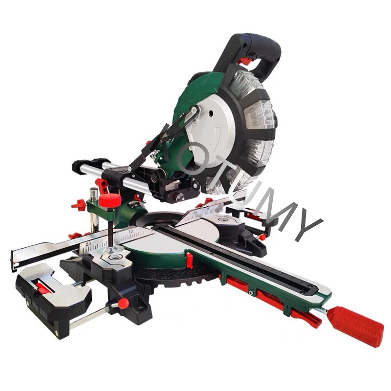 Table Saw Cutting Saw Pull Rod Miter Saw High Precision Saw Aluminum Machine Stone Steel Metal Wood Cutting Tool 2300W 220V