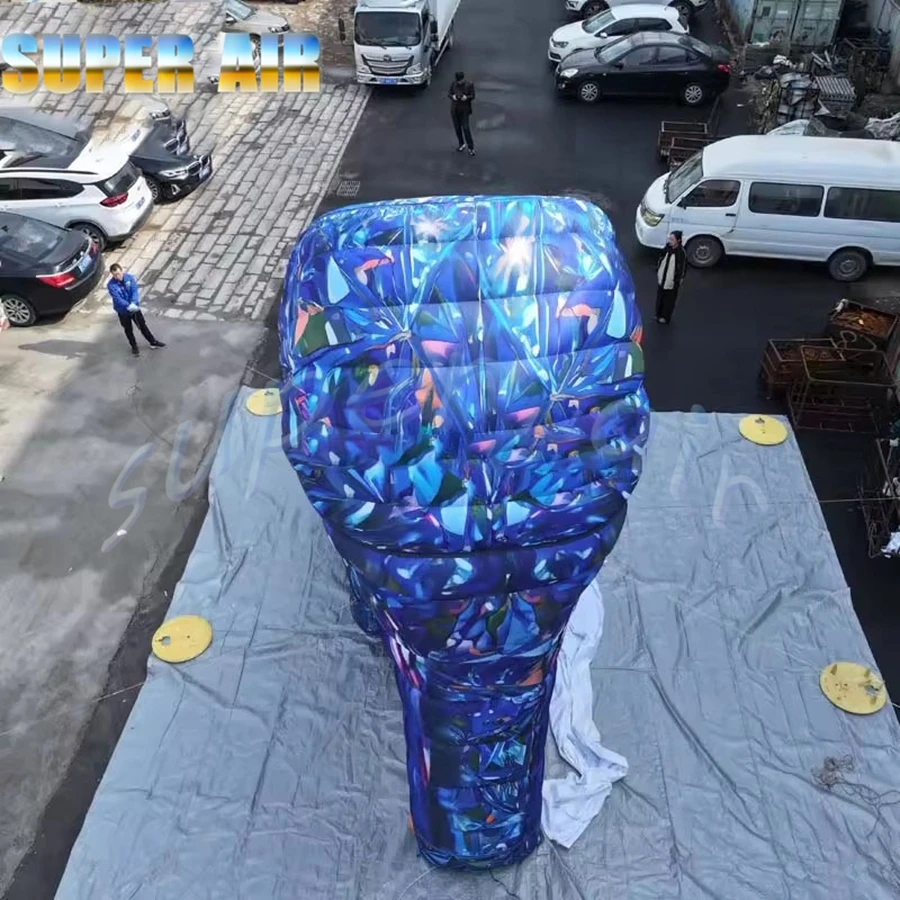 إنتاج شعبي أحذية كريستال قابلة للنفخ مخصصة لتزيين الأداء على نطاق واسع #4