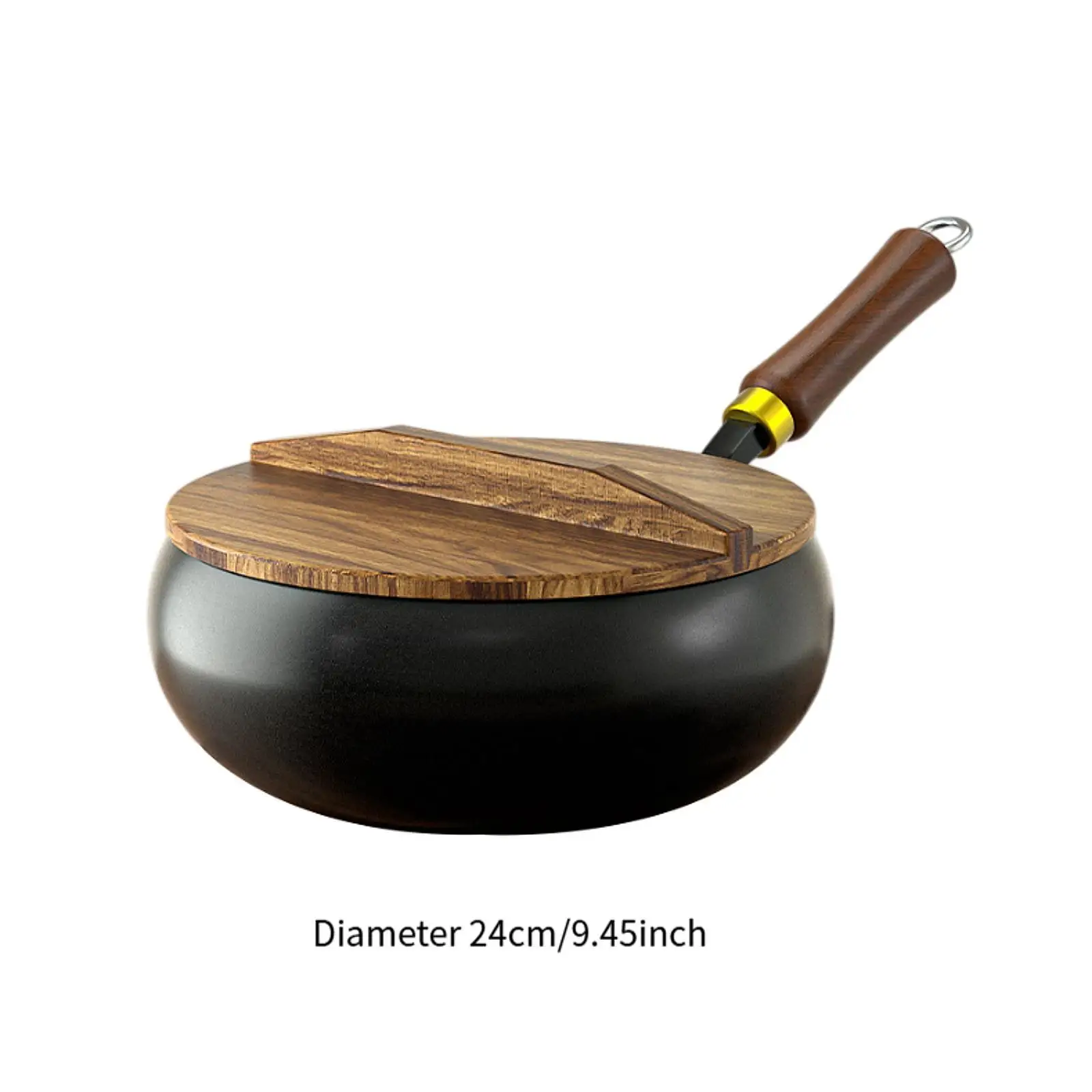 Cast Iron Pan Chinese Wok Cooking Handcrafted Cookware Stir Fry Pan Traditional Large Belly Wok for Hotel Kitchen - Image 6