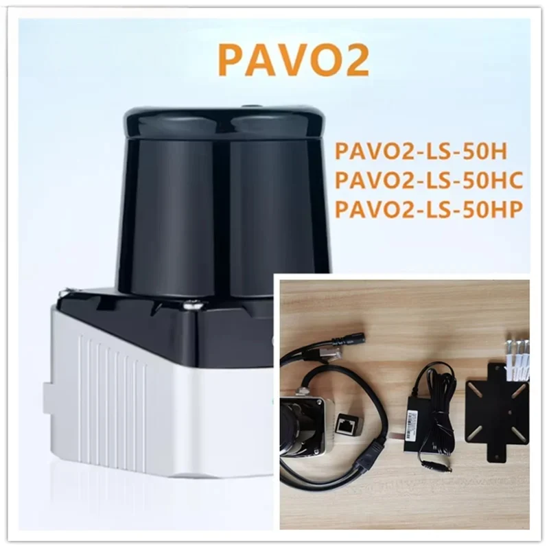 50-100HZ laser radar sensor Siminics TOF 2D TOF 50m PAVO2 LiDAR ROS robot development for navigation and obstacle avoidance