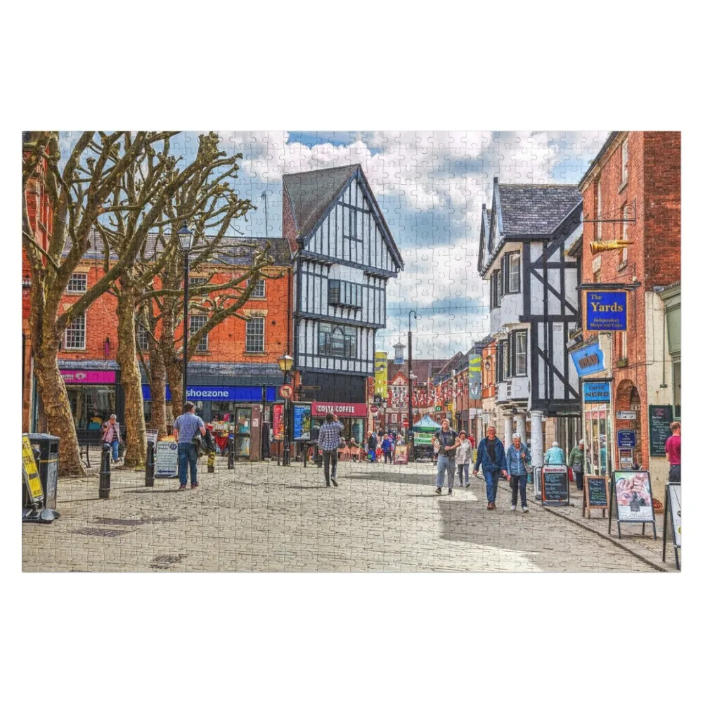 

Головоломка Chesterfield Town Center, Derbyshire, Великобритания, персонализированные подарки для детей, персонализированные подарки Woodens для взрослых, головоломка