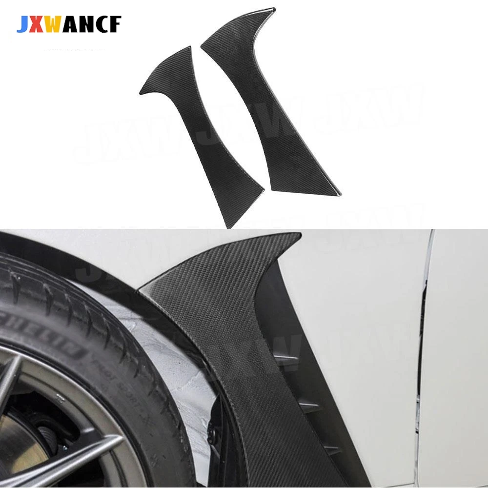 

JXWANCF For Toyota GR86 Subaru BRZ 2021 + 2PCS Fender Air Vent Trim Covers Carbon Fiber Car Decoration Cap Sticker FRP Car