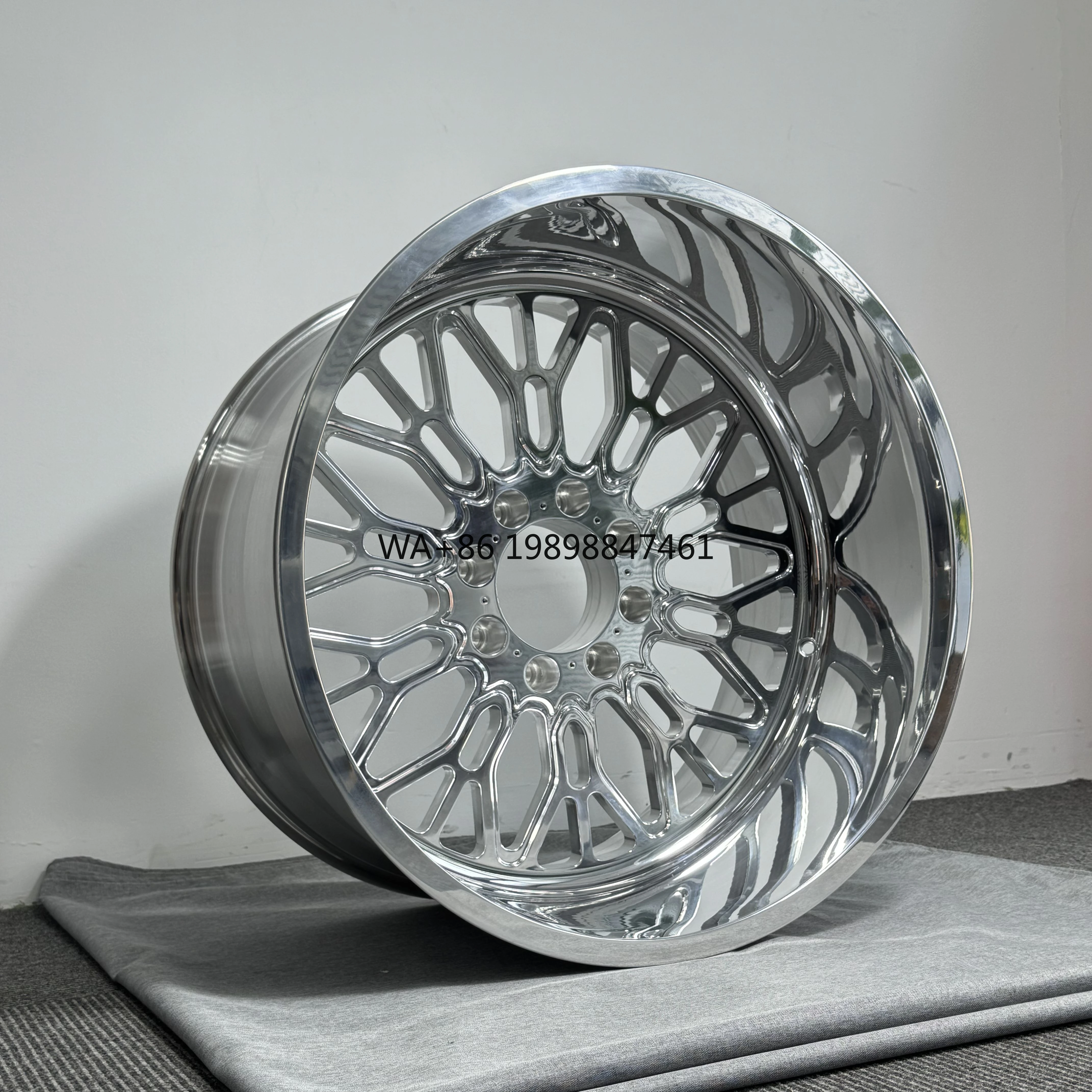 

KYKY Forged 24 26 28 30 Inch Concave with Floating Center Caps 8x170 8x180 8x6.5 Polished Truck Wheels for Chevrolet Silverado