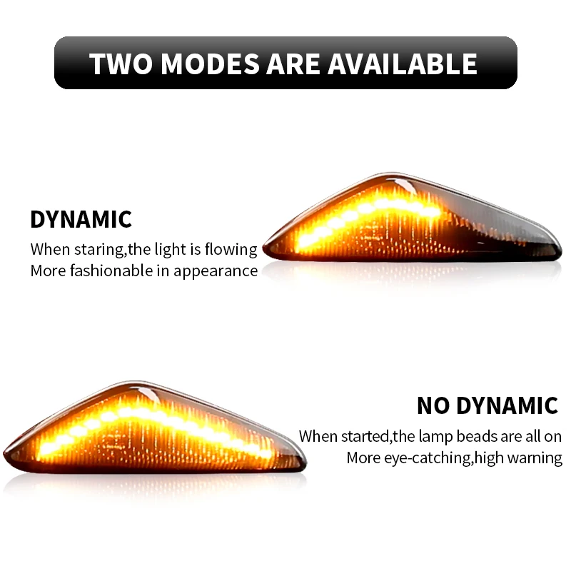 2 قطعة LED ديناميكية الجانب ماركر بدوره إشارة الوامض ضوء وماض Canbus لسيارات BMW X3 F25 X5 E70 X6 E71 E72 07-14 اكسسوارات السيارات
