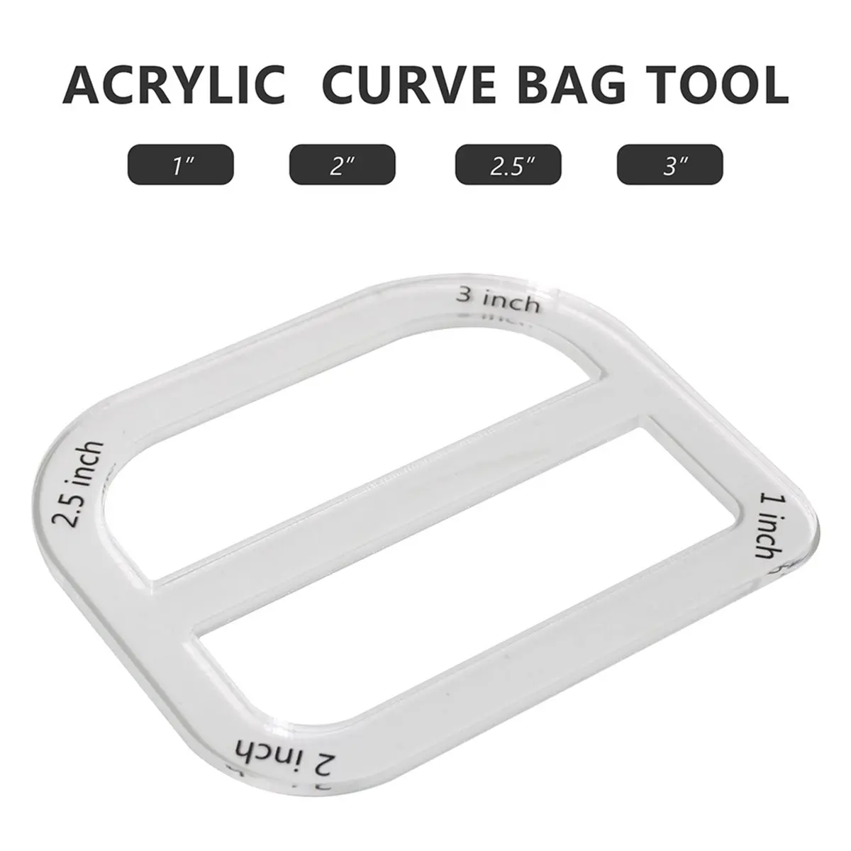 3Pcs Boxy Bag Making Template Set Boxy Bag, Curve Bag, Zip Pocket for DIY Sewing