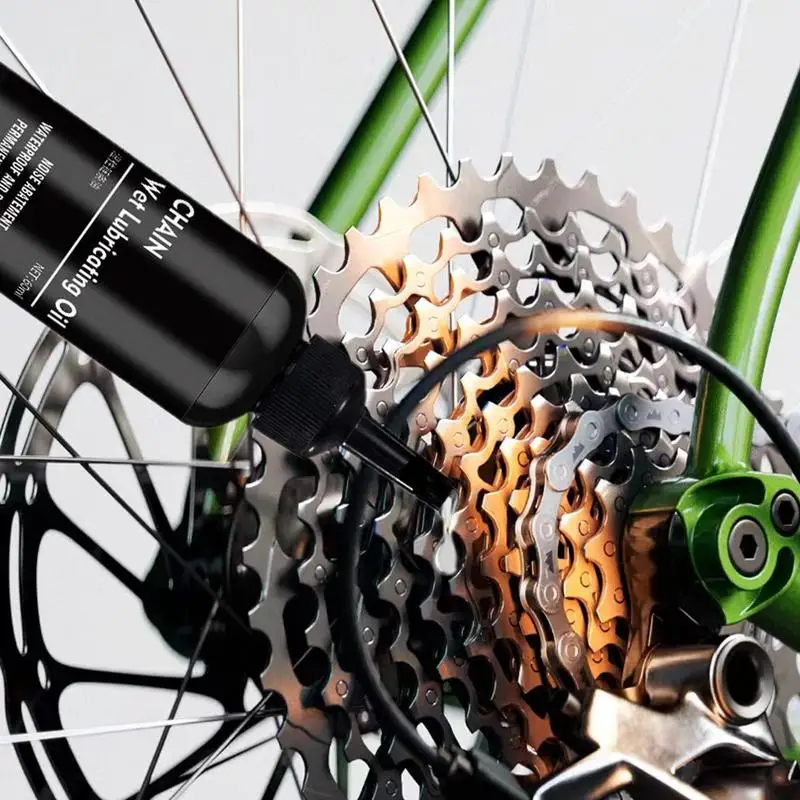 Chain Oil 60ml Bicycles Chains Lubricant Waterproof Chain Oil Cleans Lubes And Protects Against Wear Flywheel Chainring