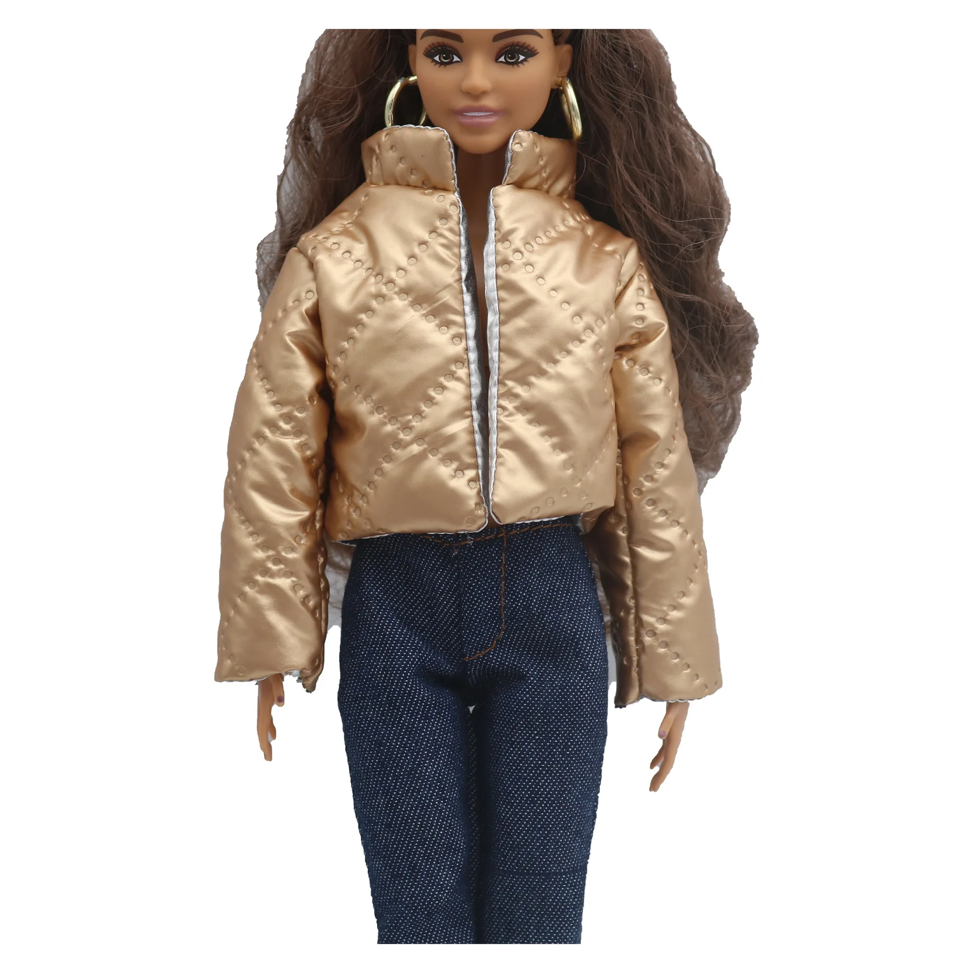 Doll Clothing 30cm 1/6 Bread Jacket, Double-Sided Jacket Daily Wear Accessories Clothes for Barbies Doll