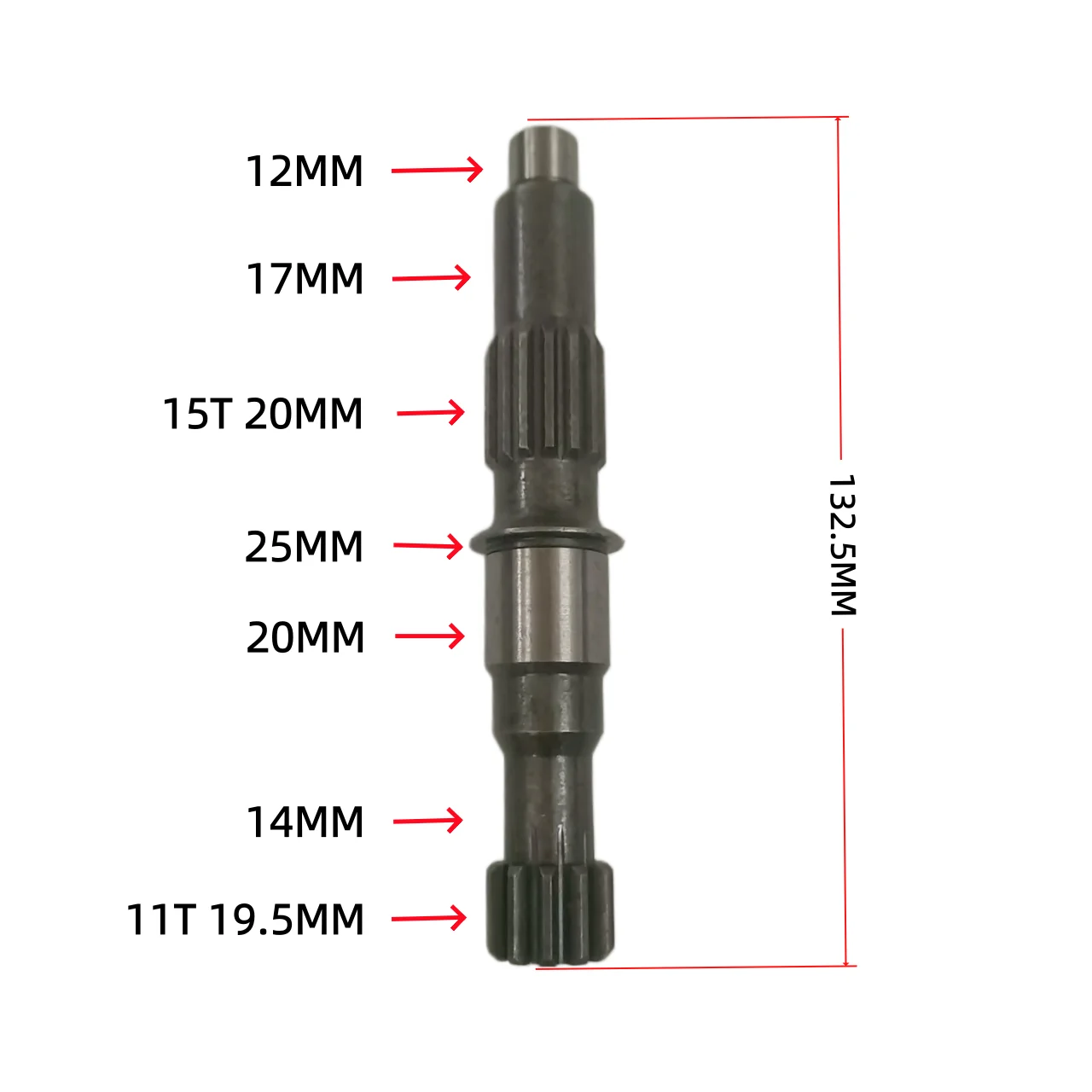 

Подходит для мини-экскаваторов: Ishikawajima 18, Kubota 15, вал редуктора ходового механизма 11/15T