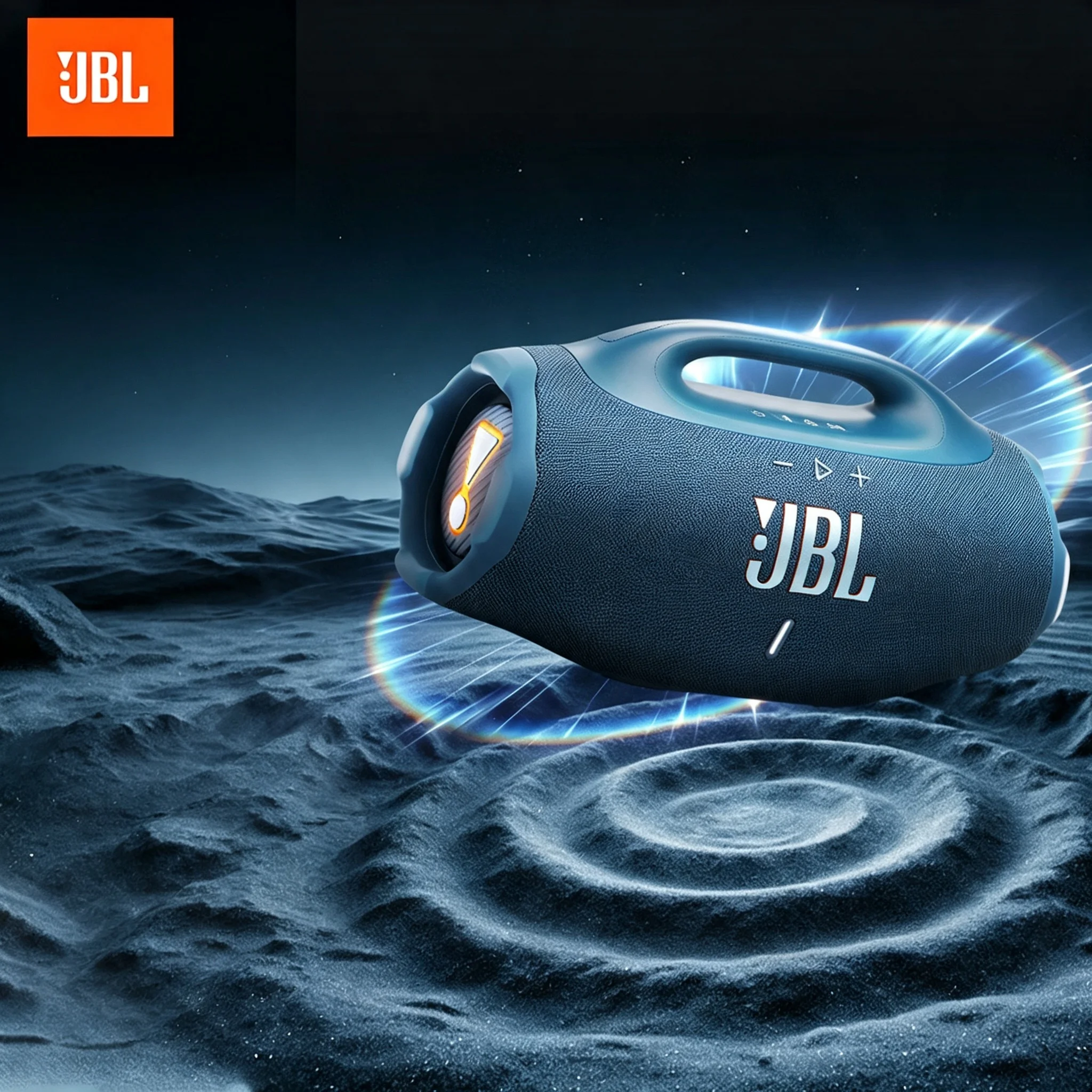 Altavoz Bluetooth Portátil JBL Boombox 4 - Resistente al Agua y al Polvo IP68 con Potentes Bajos Profesionales para Fiestas al Aire Libre y Campamentos