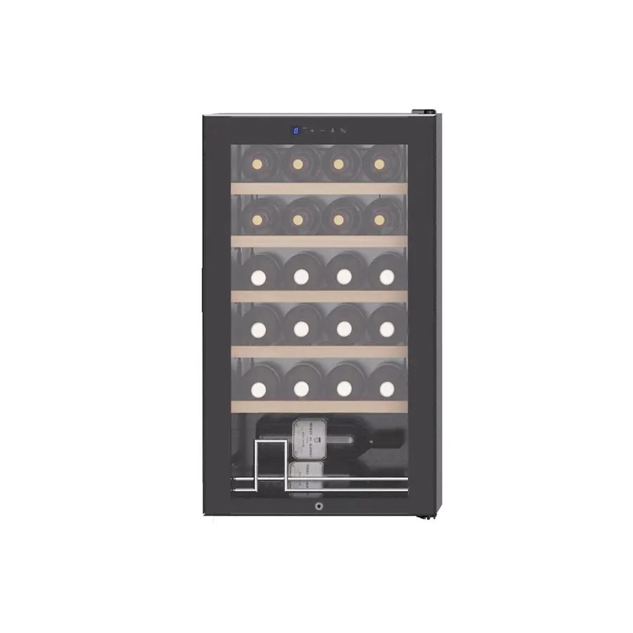 High qualityBrilliant Quality Classic Low Energy Consumption 70L 24 Bottles Single Zone Wine Cooler for Home Use
