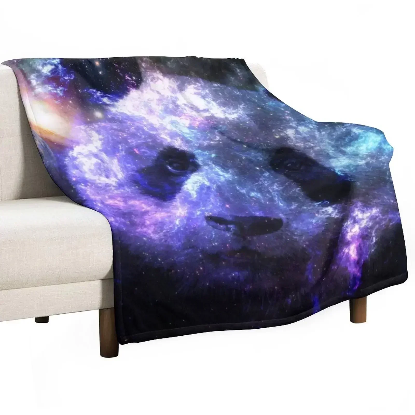Panda Planet Galaxy Throw Blanket Personalized Gift Extra Large Throw Summer Beddings decorative Luxury Hairy Blankets