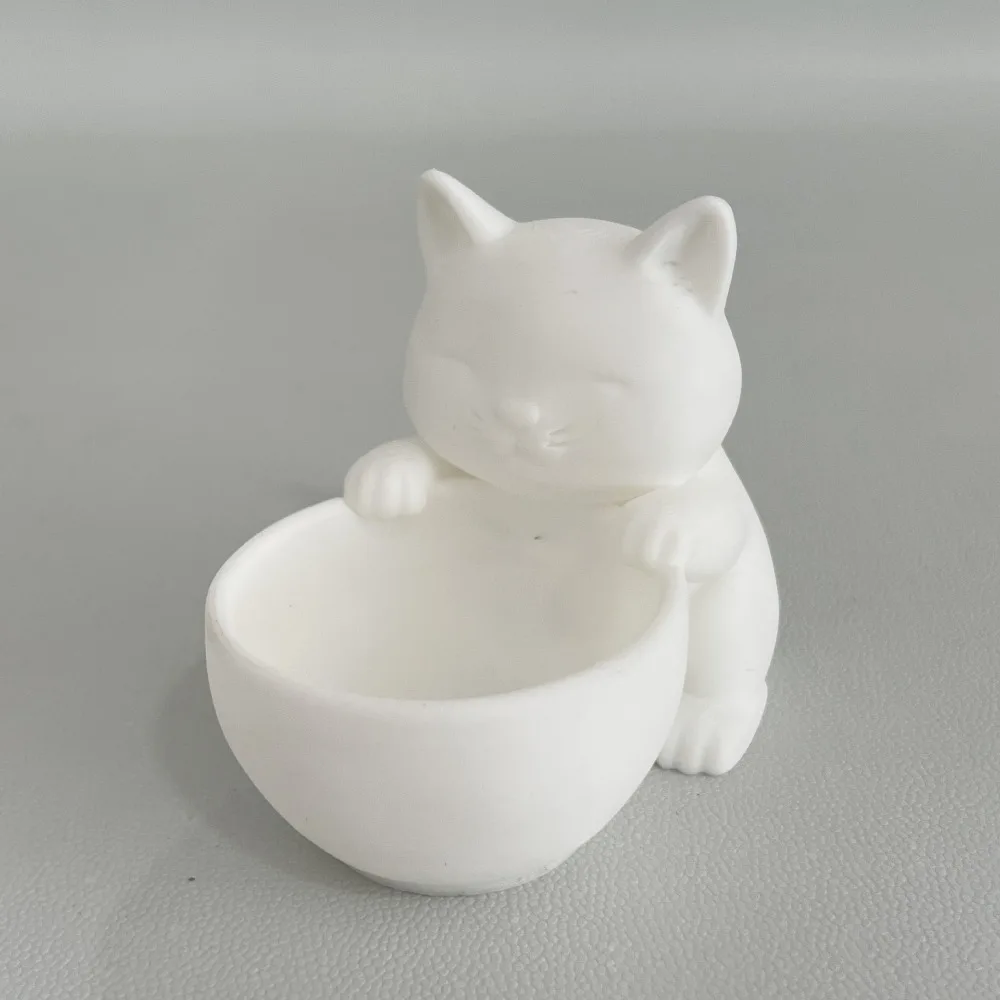 

Мини-маленький цветочный горшок в форме кошки, уникальный дизайн, кактусы, горшок с дренажными отверстиями, горшок для суккулентов
