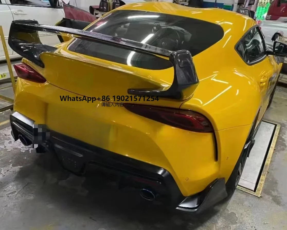 

Suitable for Supra A90 A91 ST Type Spoiler Wing Carbon Fiber Rear Trunk High Wing Spoiler