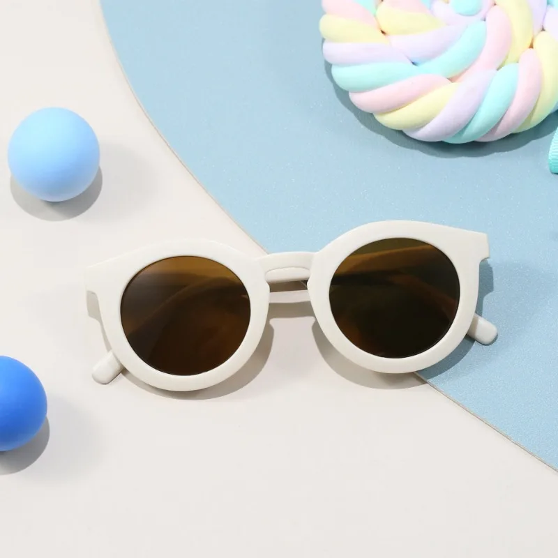 New Baby Sunscreen Glasses, Children's Sun Glasses 1-8 Year Old Baby Decorative Sunglasses Children's Glasses