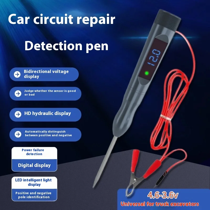 Diagnostic Test Tools Car Circuit Tester Auto Automotive Light Probe Pen DC 6V 12V 24V Test Automotive Motorcycle Accessories