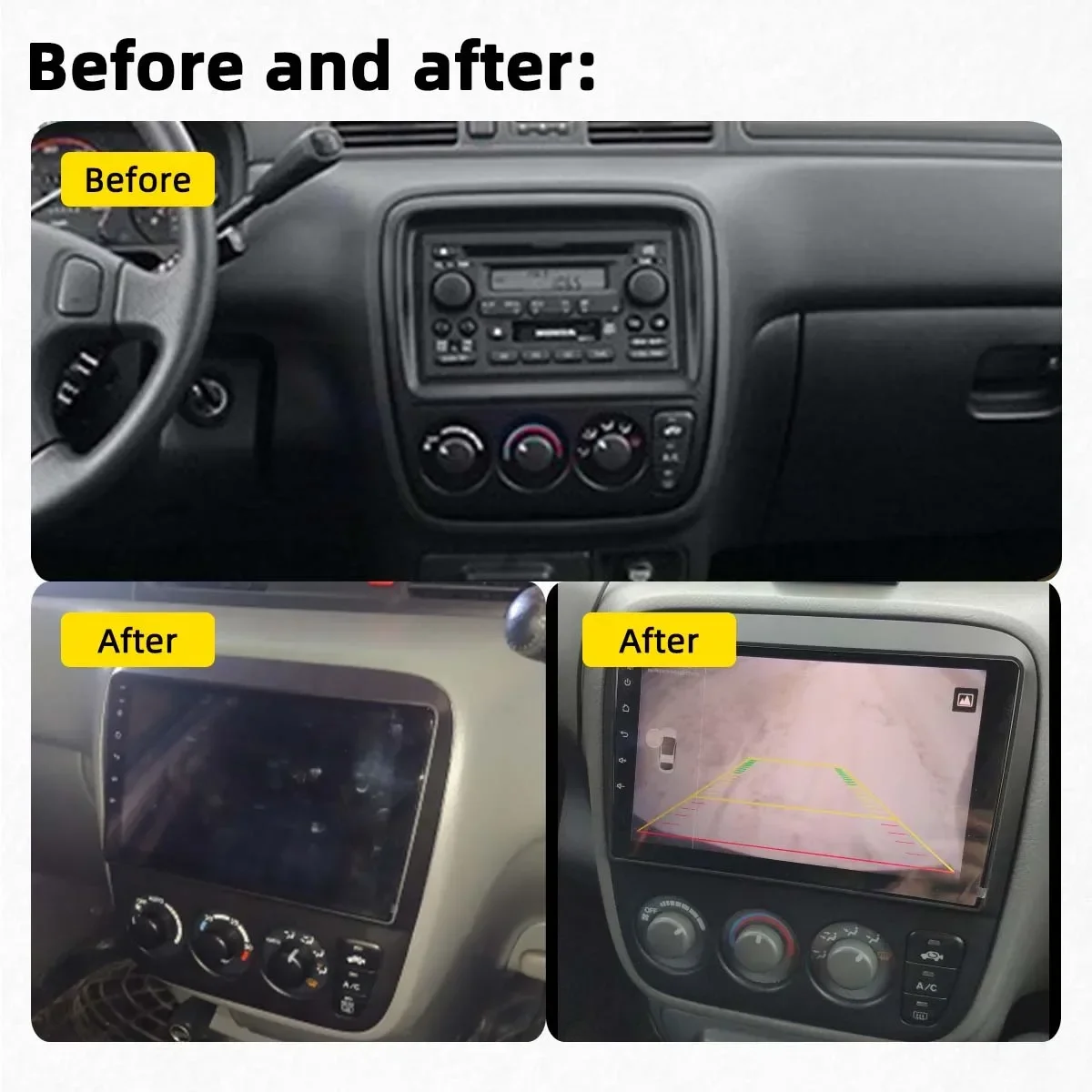 

2 Din Radio for Honda CRV CR-V 1995-2001 Car Stereo 4G+WiFi Carplay GPS Navigation Andriod Multimedia Video Player Head Unit