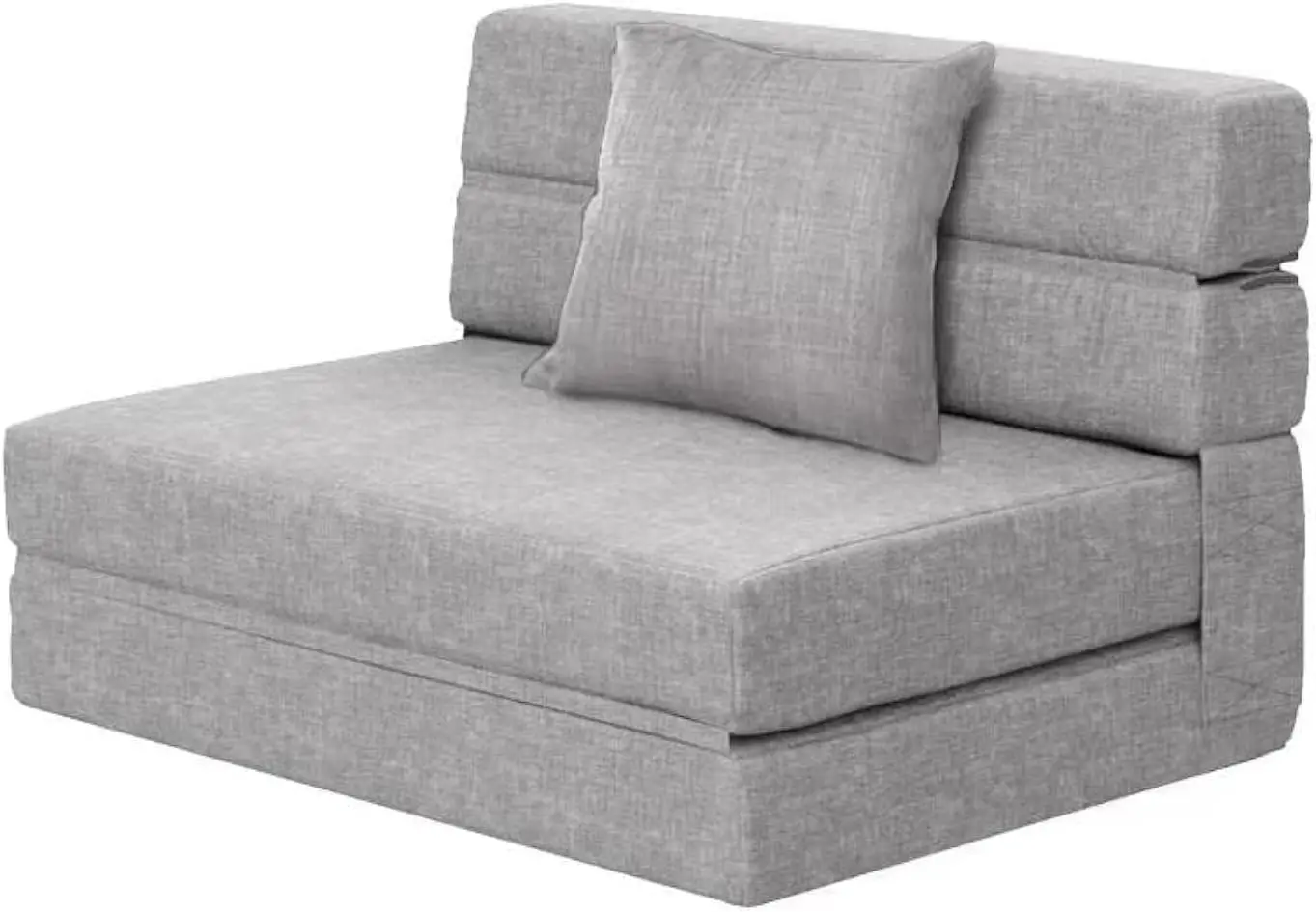 Sofá de Suelo Plegable Plegable, Sillón Cama Plegable con Espuma de Memoria y Almohada, Plegable Portada Lavable