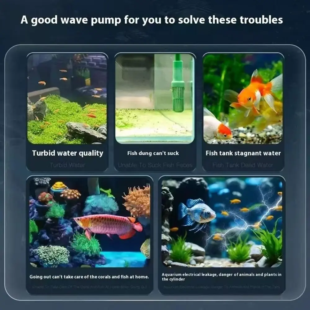 new jecod jebao out-of-cylinder wave pump DMP10 20 30 40 aquarium coral smart Wifi wave pump oxygenation Bluetooth connection