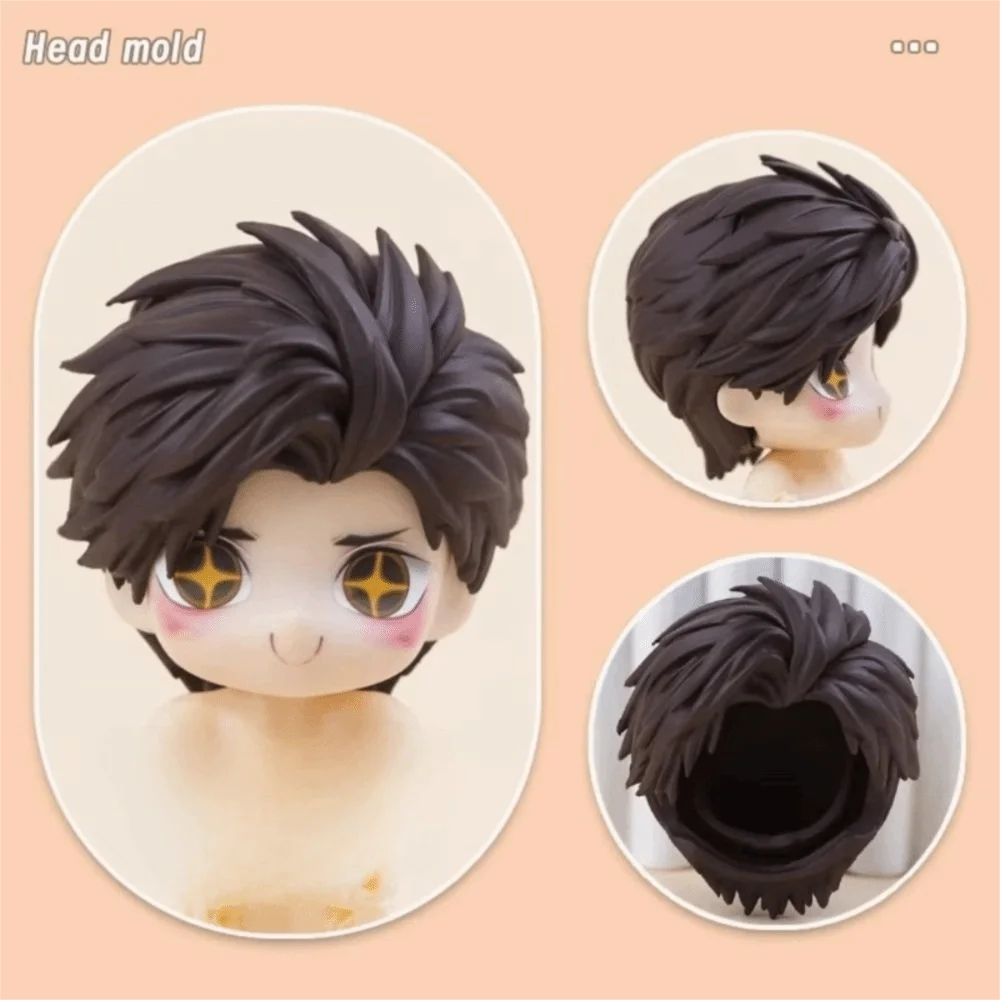 New Style Korean Style OB11 Head Shell 1/12 Cute Boy Girl Head Mold Plastic Bjd Head for Obitsu11 Gsc Body