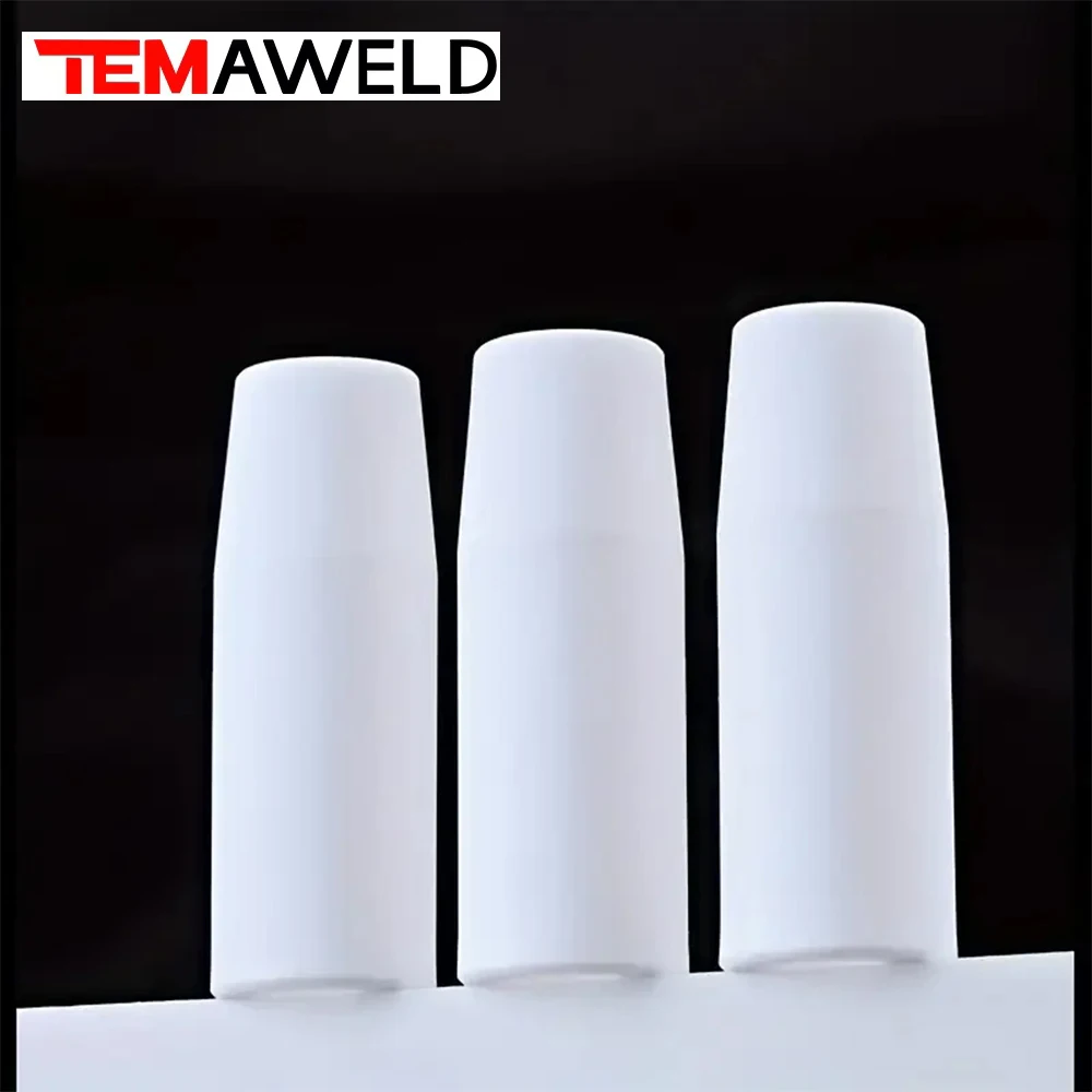 10PCS MB15AK Bescherming Mondstuk MB-15Ak 14Ak MIG/MAG Keramische Mondstuk Euro Stijl Lassen Shield Cup voor Gelaste Toorts