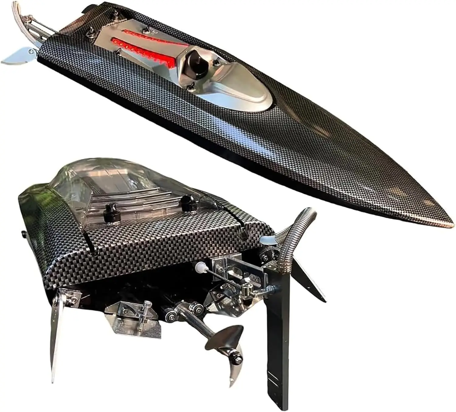 25 بوصة UDI022 قارب كبير للتحكم عن بعد للبالغين الأولاد خبراء سبيكة الذيل أطقم RC فرش المائية 50 km/ساعة 31mph RC الشراع