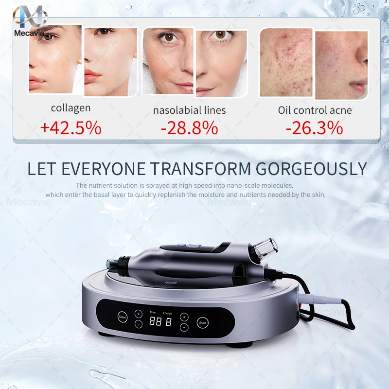 2026 hidratación indolora de importación profunda hidratante Facial hidrata estiramiento Facial antienvejecimiento máquina de eliminación de acné equipo Nano I7