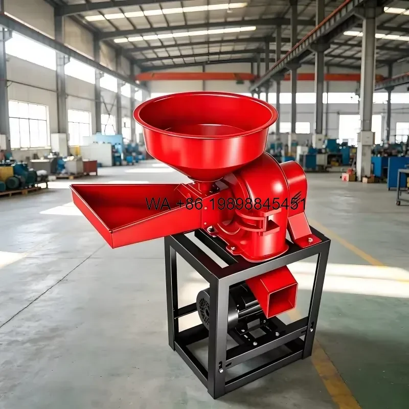 Wmwmnu for Corn Grinder Dry Mill for Grains Cereals Feed Pulverizer 220V Small Commercial Powder Grinding
