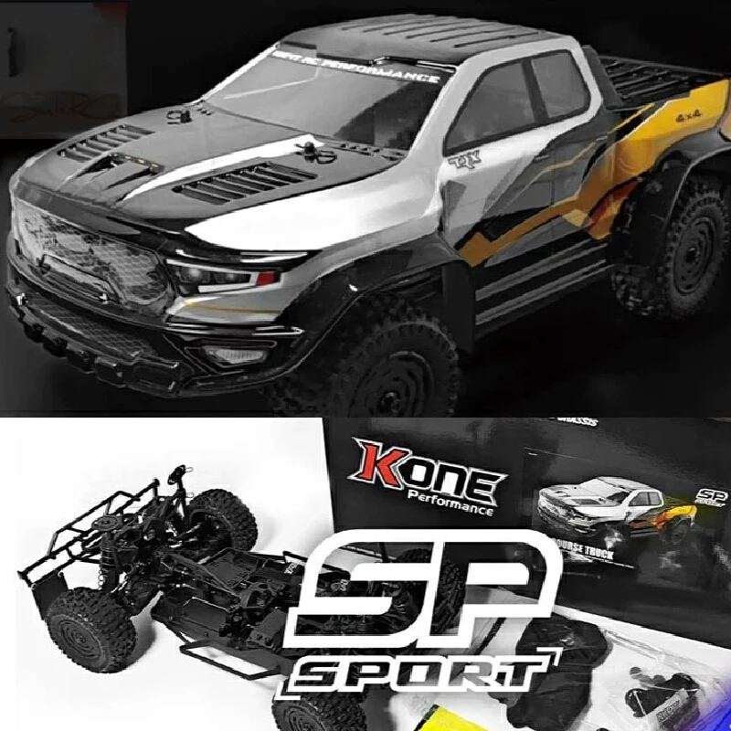 

Kkpit Kone Sp Tyrannosaurus Rex Frame 1/10 4wd Rc Car Electric Remote Control Racing Short Truck Off-Road Vehicle Model Lightwei