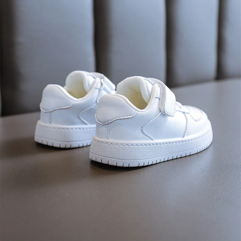 DIMI 2023 New Spring/Autumn Baby Walkers Shoes Soft Comfortable Toddler Shoes Rubber Non-Slip Boy Girl White Infant Sneaker