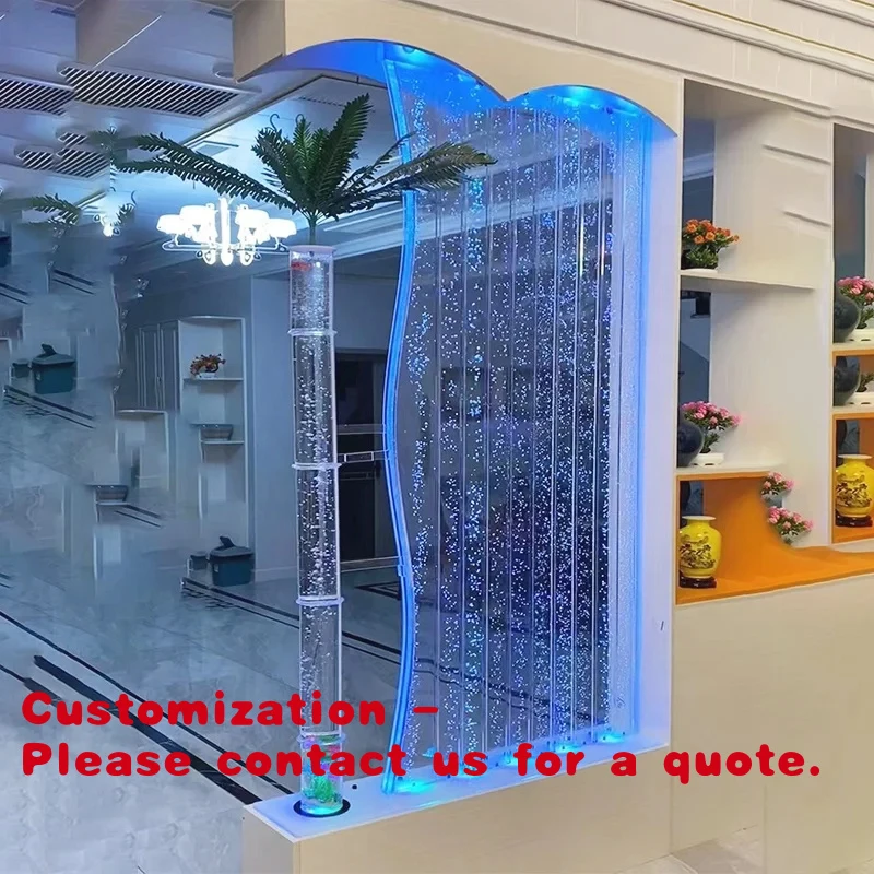 

custom.YuYi Custom Colored Indoor Bubble Panel Acrylic Modern Multi-Functional Room Divider Outdoor Fountain Wat