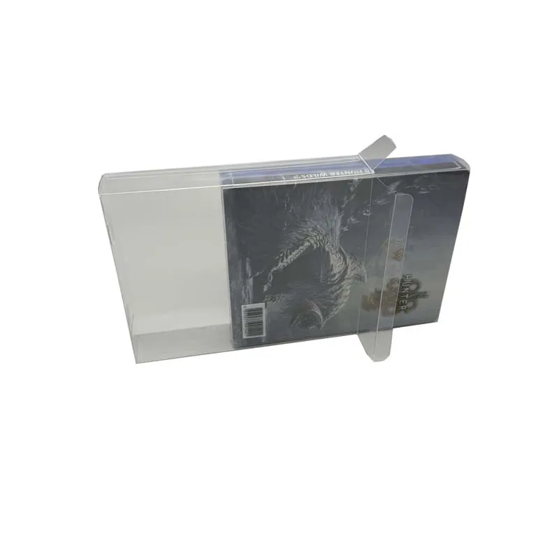Transparente, klare PET-Abdeckung für PS5 für Monster Hunter Wilds Steelbook Edition Collection Schutzbox