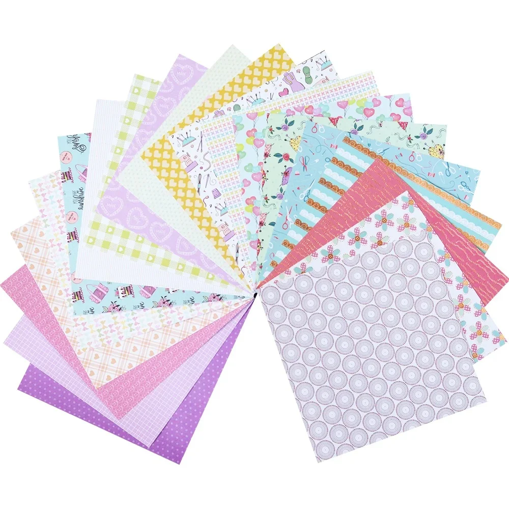 Creative Path 6x6 Zoll Journaling-Hintergrundpapierbögen Quadratisches Origami-Papier 15x15cm Blumenmuster Scrapbook Dekoratives Papier – Detail 27
