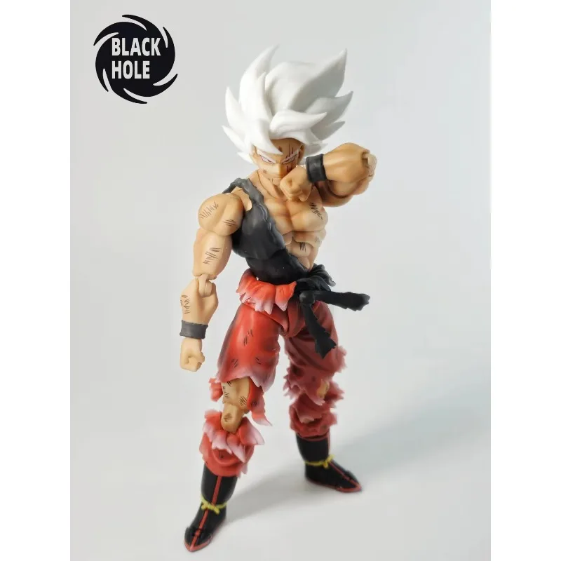 

IN STOCK Black Hole Dragon Ball Figurine Super Saiyan 3 Battle Suit Battle Damage Son Goku Vegeta Anime Action Figure Toys Gifts