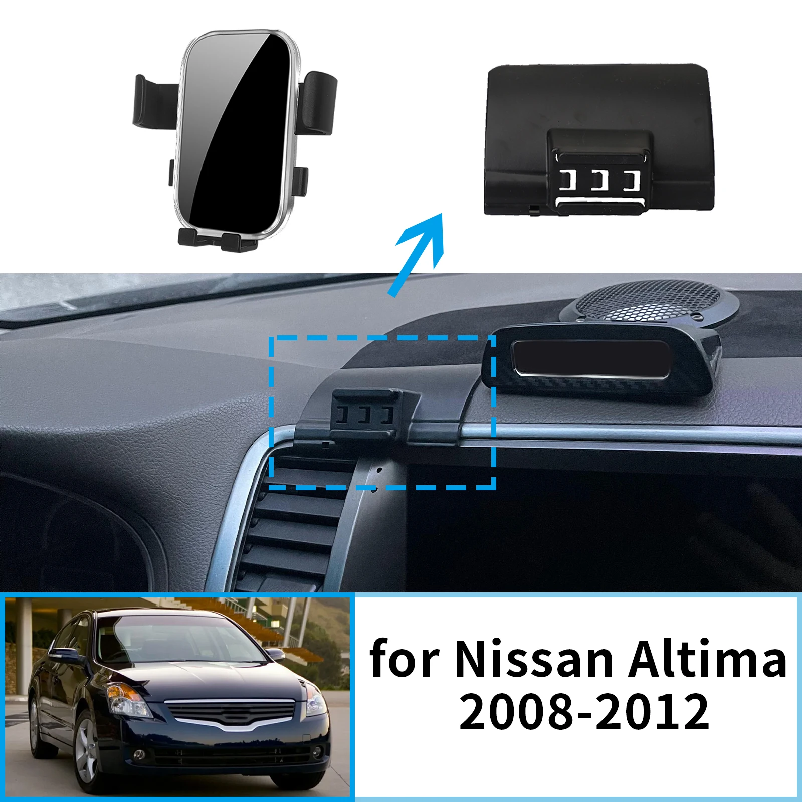 

for Nissan Altima L32 2008 2009 2010 2011 2012 Car Mobile Phone Holder Stand Auto Accessories GPS Bracket Navigation
