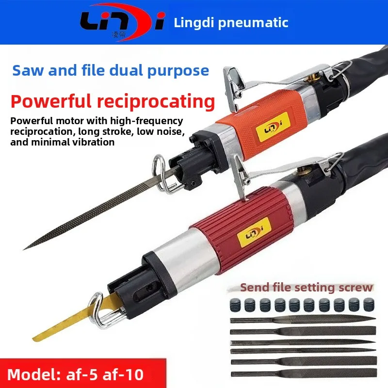 

Lingdi AF-5A Air File AF-10A Pneumatic Reciprocating File, Air Saw, Burr Edging Grinder, Hollow Grinding