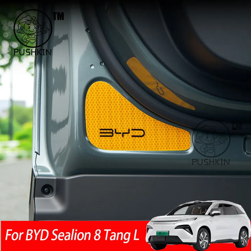 

For BYD Sealion 8 Tang L 2025 2026 car interior parts Anti rear collision warning sticker for front bumper of door accessories