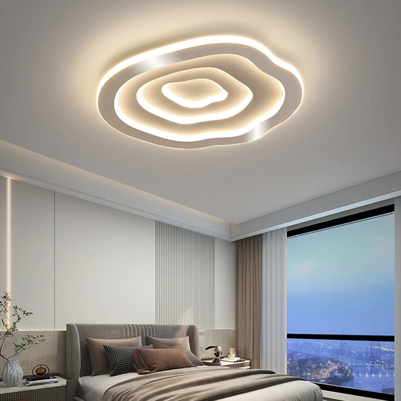 

Nordic Minimalist Living Room Lamp Simple Modern Hall Lamp Creative Bedroom Study Lamp Warm Art Recessed Led Ceiling Lights