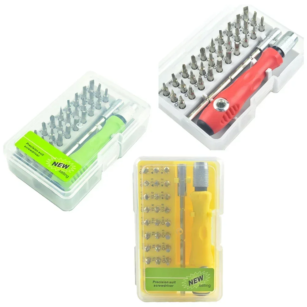 Magnetic Repair Tools 32 In 1 Screwdriver Set On-the-go Repairs Compact Screwdriver Bits Mini Magnetic Screwdrivers