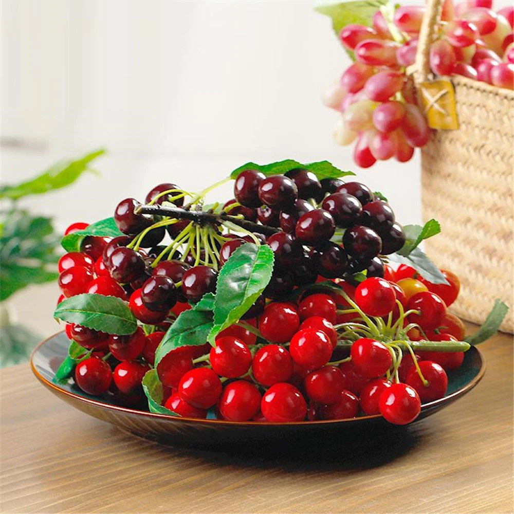 

strawberry artificial fruit model props party supplies home hotel restaurant Shop Store decoration Cherry Simulation fake fruits