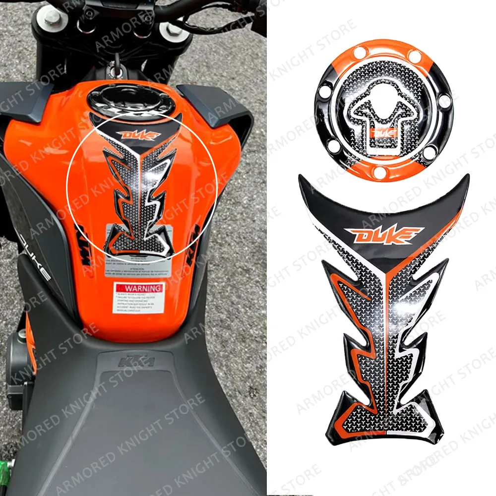 

Motorcycle Fuel Tank Cap protection Sticker Decals Accessories Waterproof ﻿ For KTM DUKE 125 200 390 790 890