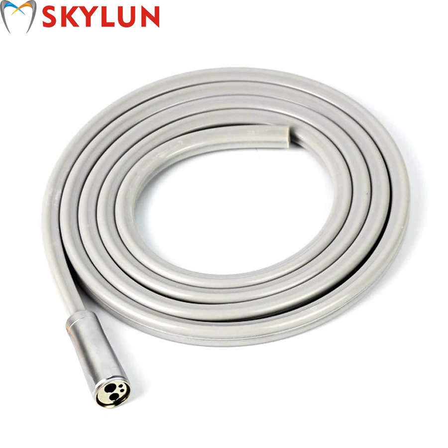 

SKYLUN 1PC Dental 4 holes Handpiece Tubing with connector Composites 4 holes high Speed handpiece tube tubing S pipe SL1111